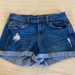 EUC old Navy blue jean shorts 2 Jrs